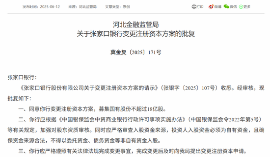 时隔半年再定增！张家口银行频频补充资(🕖)本背后，盈利能力亟待改善